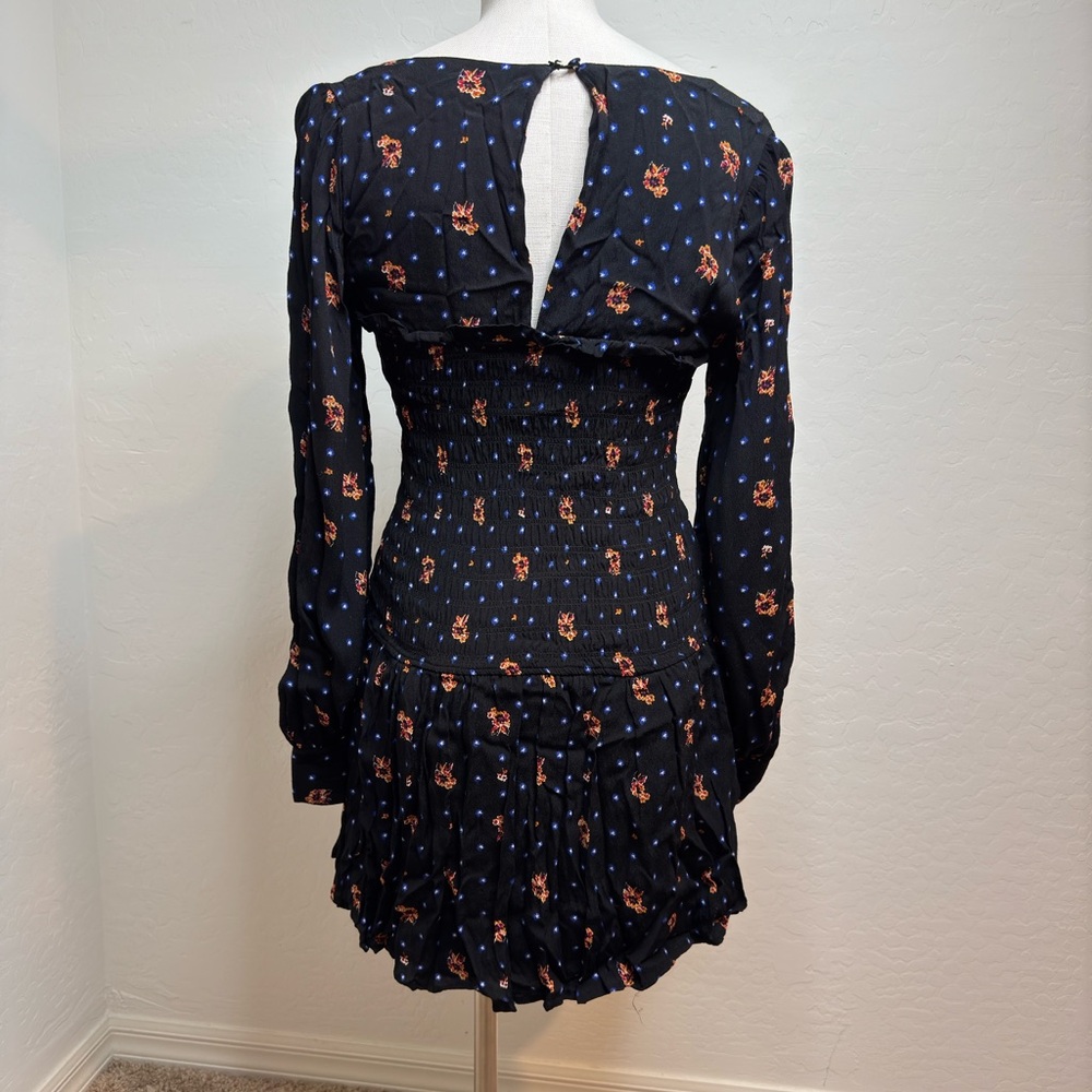 Free People Floral Women’s Two Faces Mini Dress - Picture 2 of 4